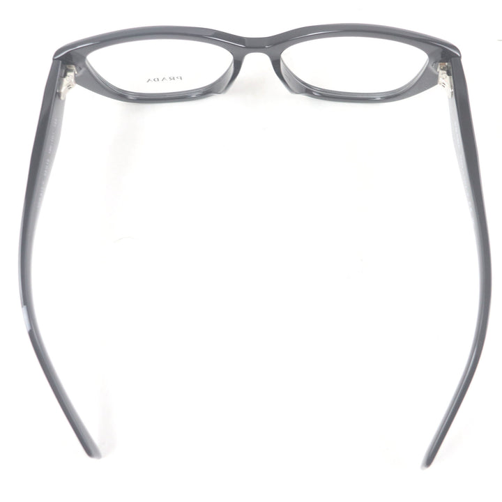 Excellent PRADA Glasses Triangle logo black mens