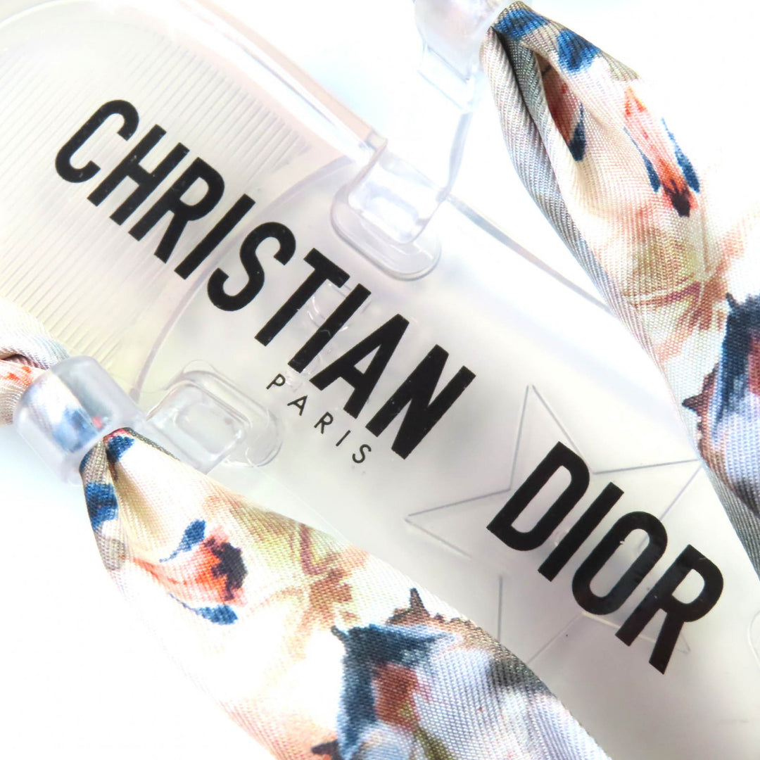 Pristine Christian Dior Beach sandal KALEIDORSCOPIC 37 KCQ193SLKS16V