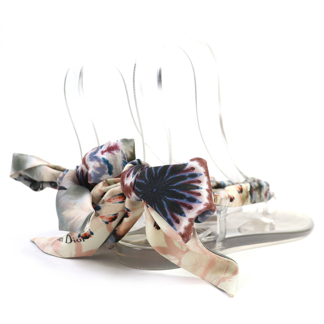 Pristine Christian Dior Beach sandal KALEIDORSCOPIC 37 KCQ193SLKS16V