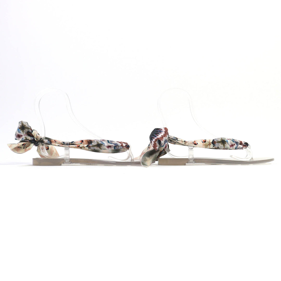 Pristine Christian Dior Beach sandal KALEIDORSCOPIC 37 KCQ193SLKS16V