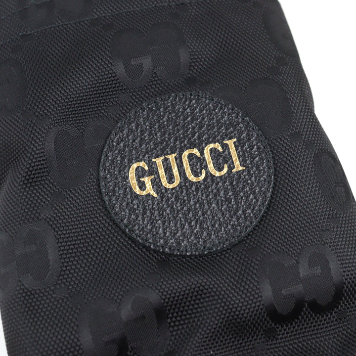 Excellent GUCCI gloves Ski gloves with GG logo leather patch Nylon mens 652996