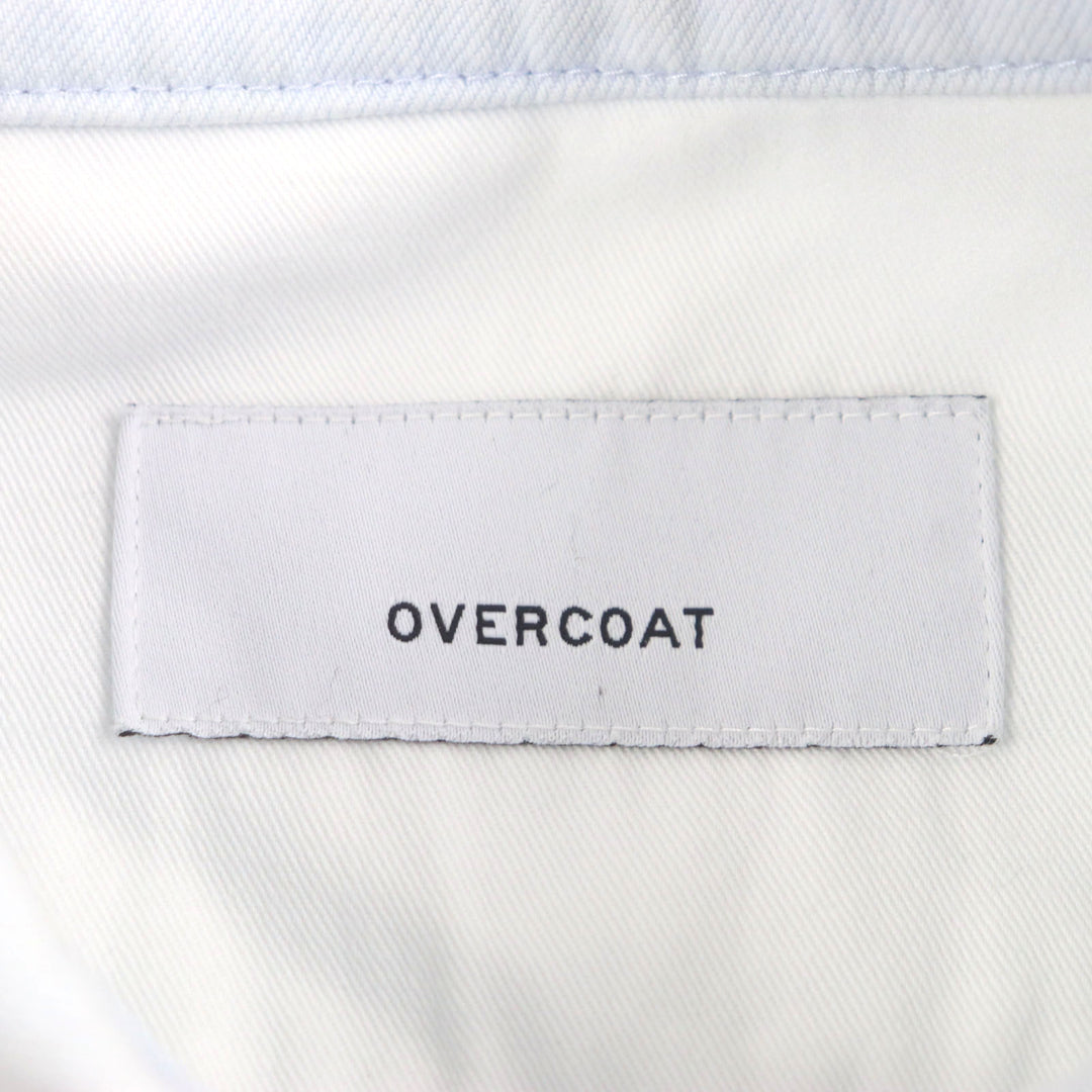 Excellent OVERCOAT Denim Jacket Ice blue cotton mens M S24T06-FLBL