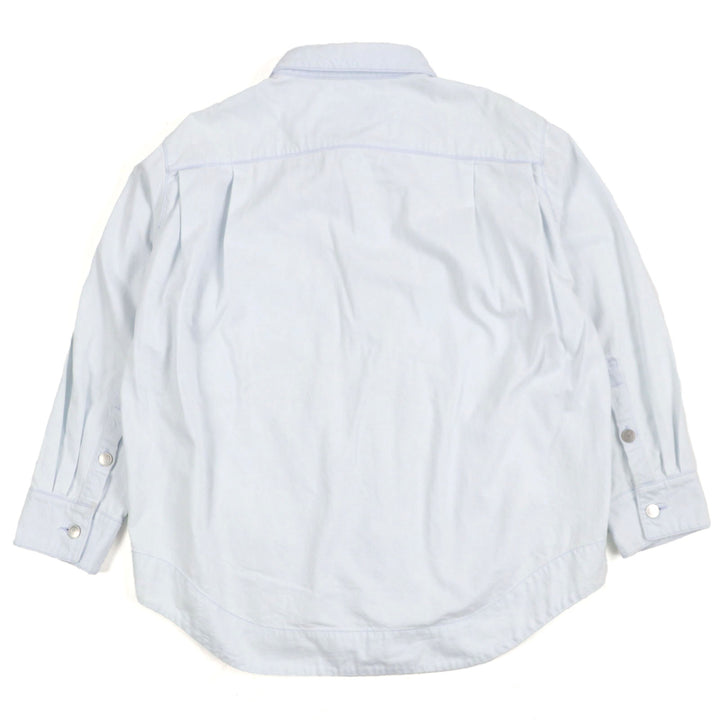 Excellent OVERCOAT Denim Jacket Ice blue cotton mens M S24T06-FLBL