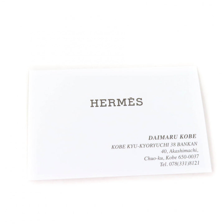 Excellent HERMES scarf Jacquard Serie with Fringe Orange cashmere Women