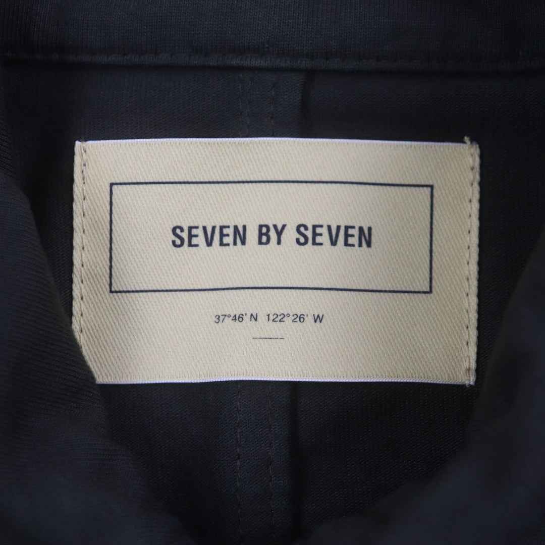 Great SEVEN BY SEVEN Steven Alan Jacket GARMENT DYE BLOUSON shirt khaki cotton mens L