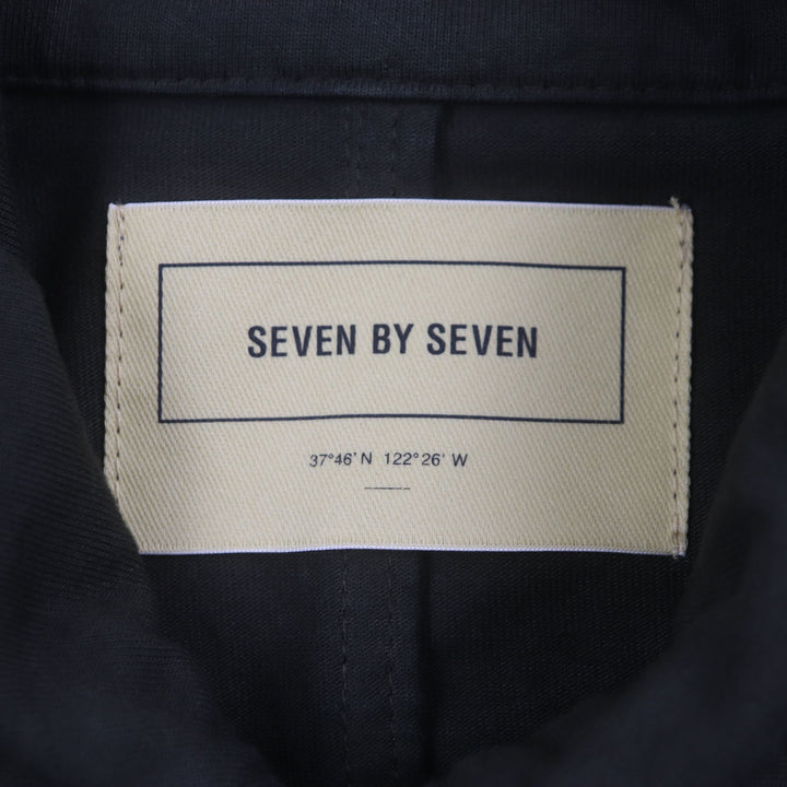 Great SEVEN BY SEVEN Steven Alan Jacket GARMENT DYE BLOUSON shirt khaki cotton mens L