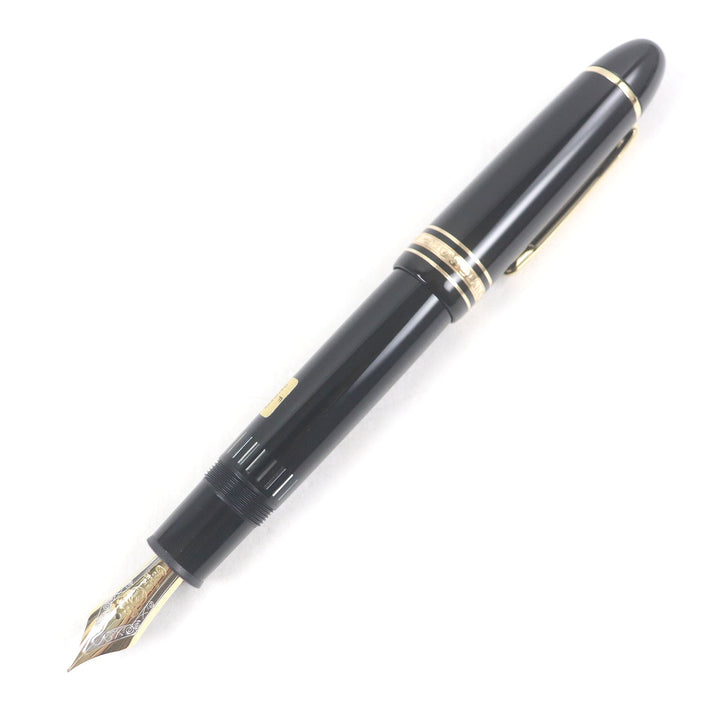 Excellent MONTBLANC fountain pen Meisterstuck 149 Cap type Black gold 18K mens