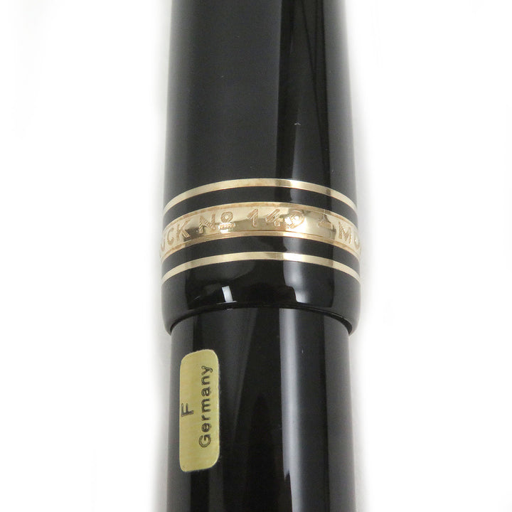 Excellent MONTBLANC fountain pen Meisterstuck 149 Cap type Black gold 18K mens