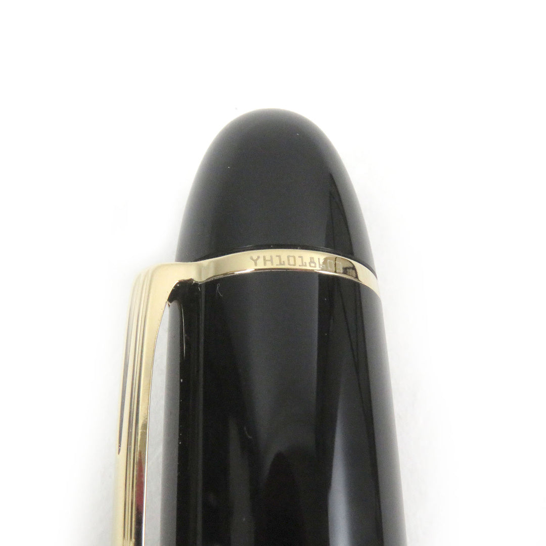 Excellent MONTBLANC fountain pen Meisterstuck 149 Cap type Black gold 18K mens