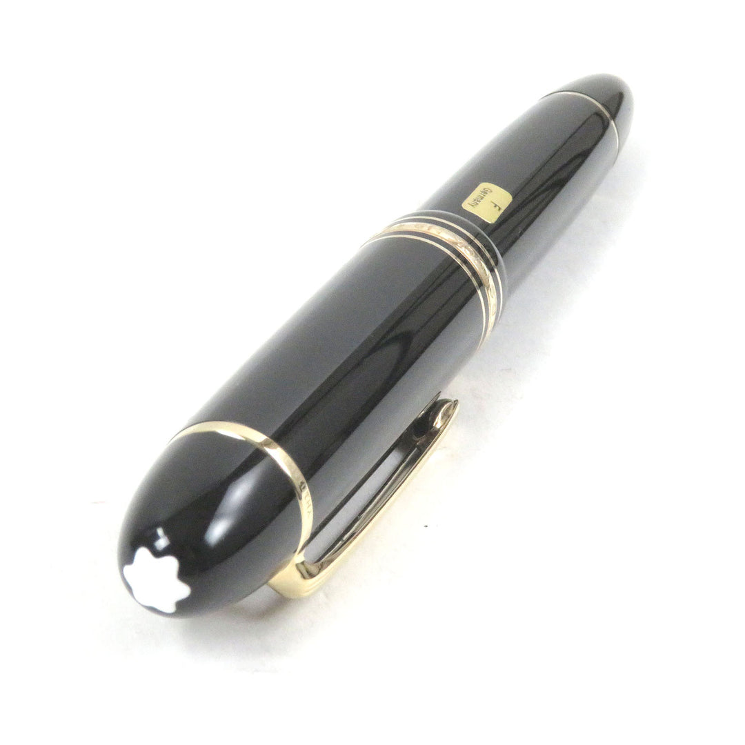 Excellent MONTBLANC fountain pen Meisterstuck 149 Cap type Black gold 18K mens