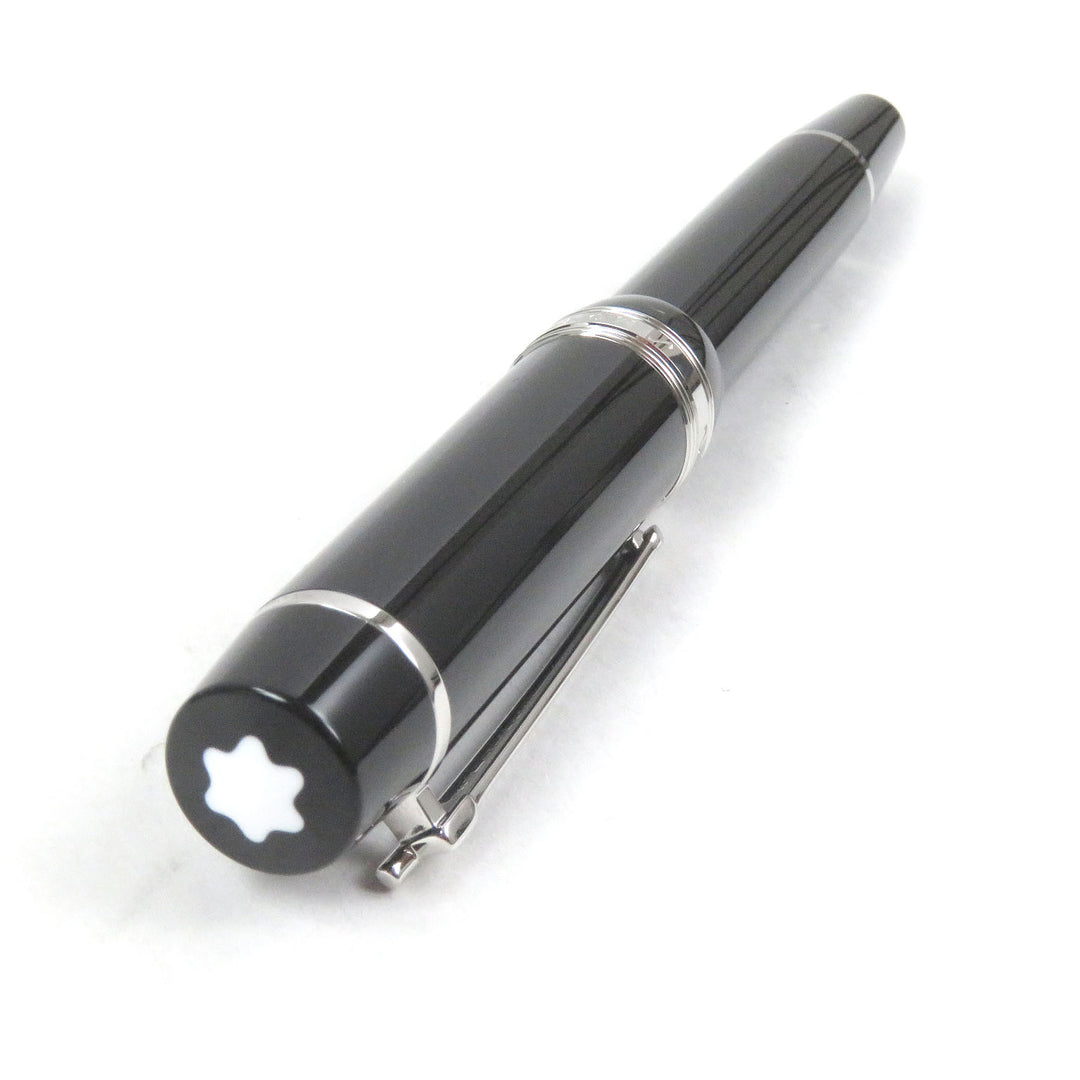 Excellent MONTBLANC Ballpoint pen Johann Strauss Donation pen Black Silver