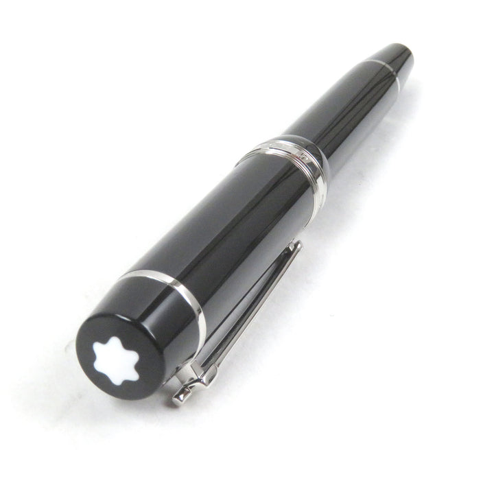 Excellent MONTBLANC Ballpoint pen Johann Strauss Donation pen Black Silver