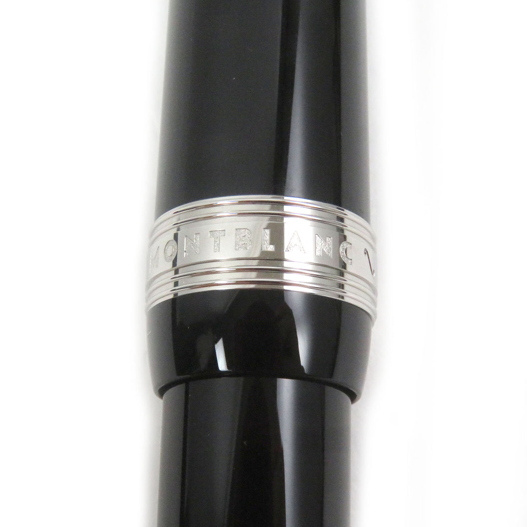 Excellent MONTBLANC Ballpoint pen Johann Strauss Donation pen Black Silver