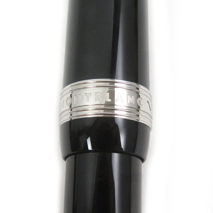Excellent MONTBLANC Ballpoint pen Johann Strauss Donation pen Black Silver