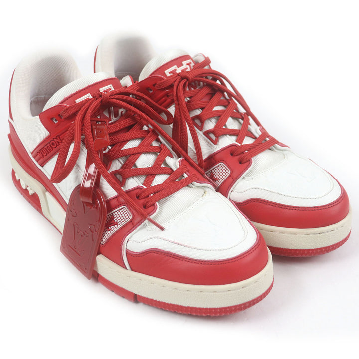 Great LOUIS VUITTON Low cut sneakers LV Trainer Line U2 Bono Monogram leather 7