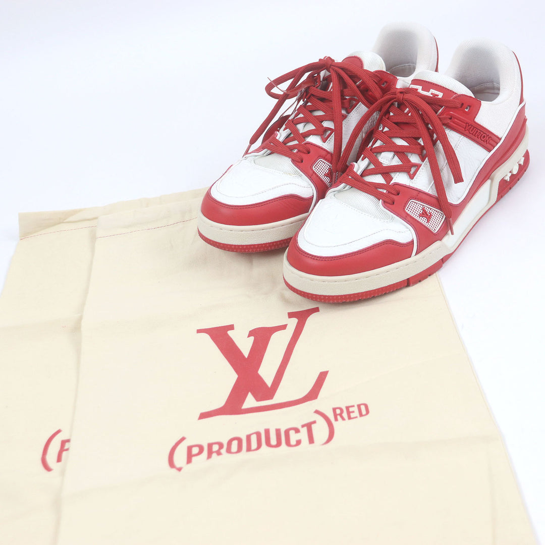 Great LOUIS VUITTON Low cut sneakers LV Trainer Line U2 Bono Monogram leather 7 1A8PJW