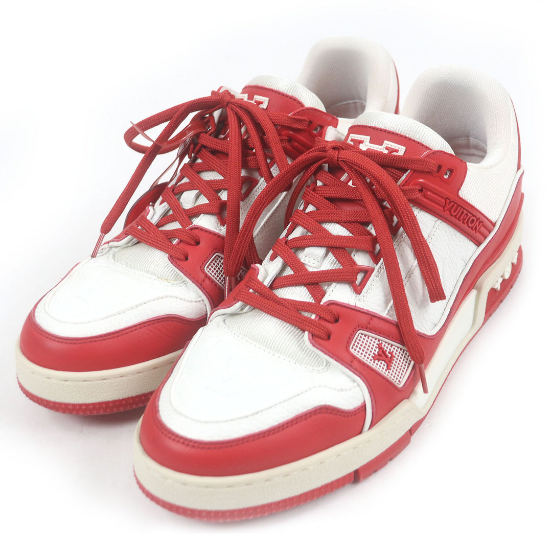 Great LOUIS VUITTON Low cut sneakers LV Trainer Line U2 Bono Monogram leather 7 1A8PJW