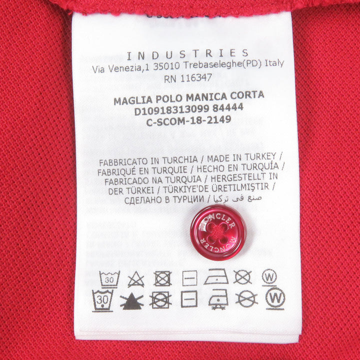 Pristine MONCLER Short sleeve polo shirt MAGLIA POLO MANICACORTA Short sleeve