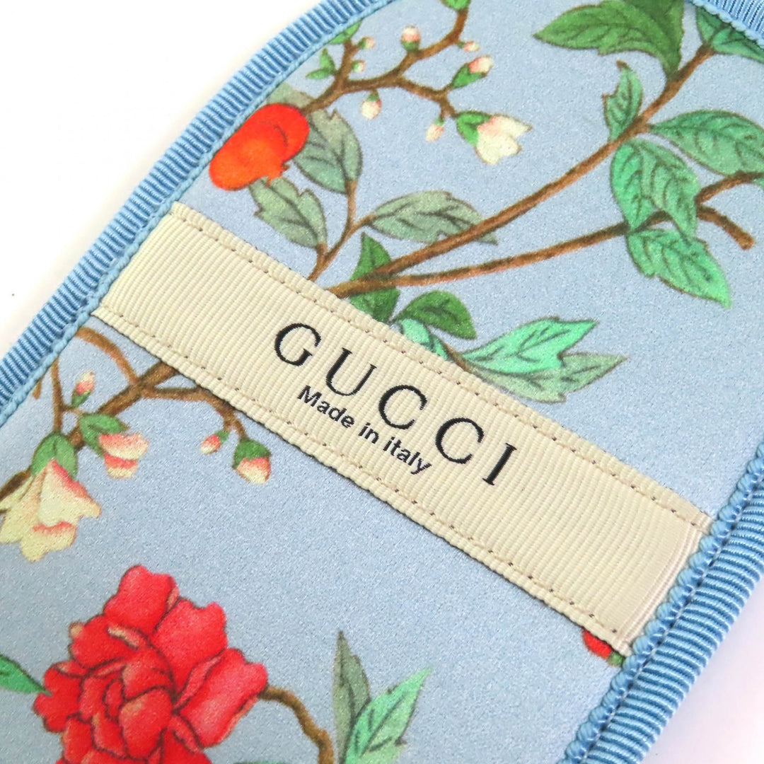 Pristine GUCCI Other Botanical Travel Set: Eye Mask, Air Pillow, and Slippers 3-Piece L
