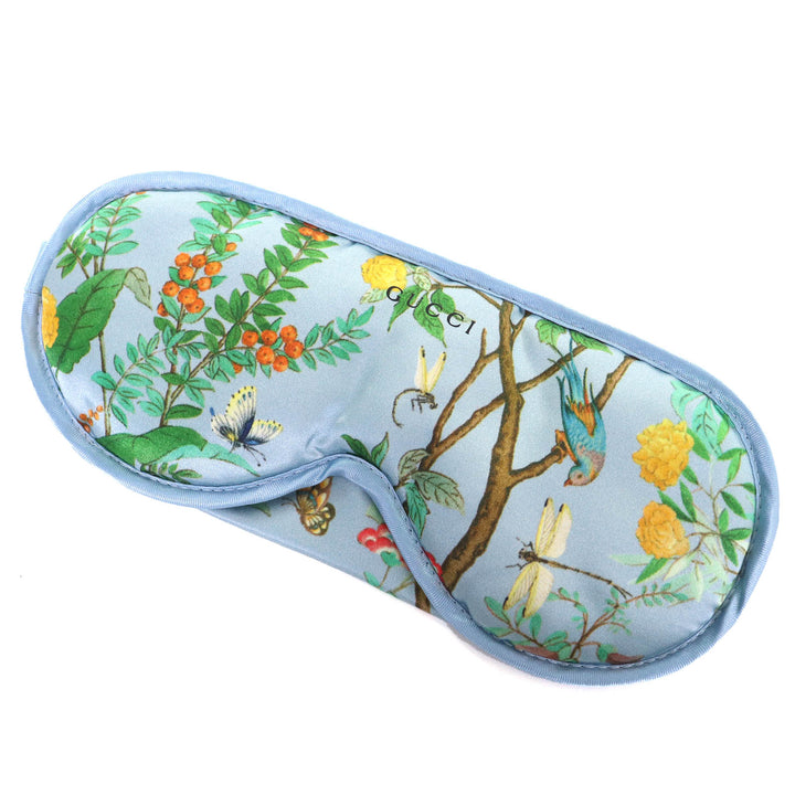 Pristine GUCCI Other Botanical Travel Set: Eye Mask, Air Pillow, and Slippers 3-Piece L