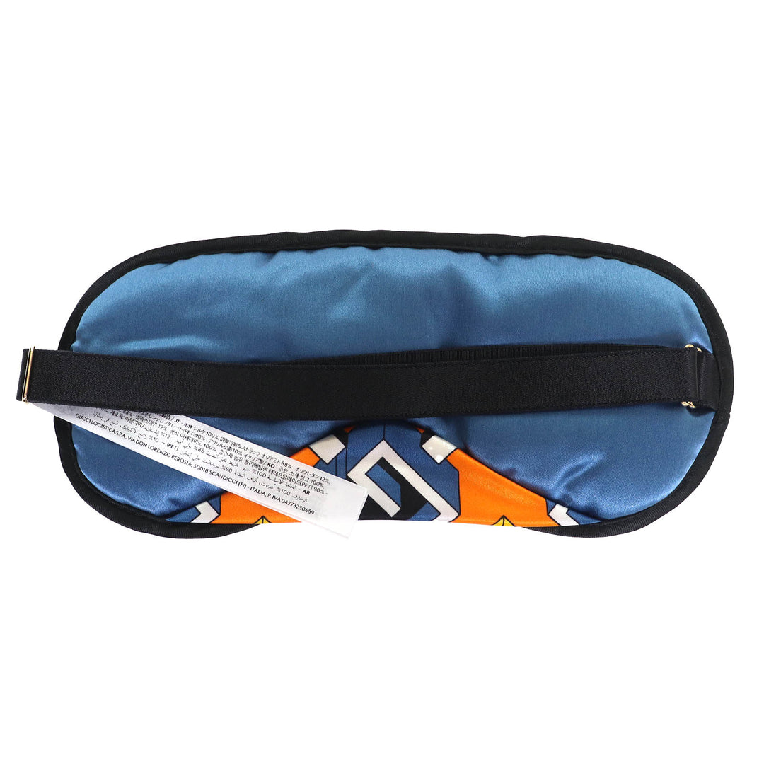 Pristine GUCCI Geometric G Travel Set: Eye Mask, Air Pillow, and Slippers L