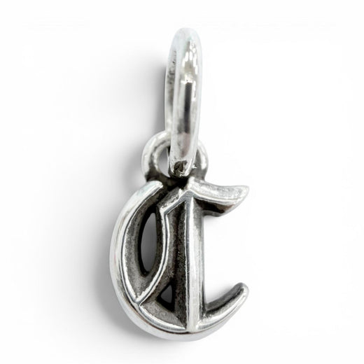 Excellent CHROME HEARTS Pendant top STACK ALPHABET Silver 925 mens