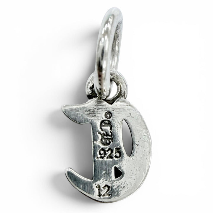 Excellent CHROME HEARTS Pendant top STACK ALPHABET Silver 925 mens