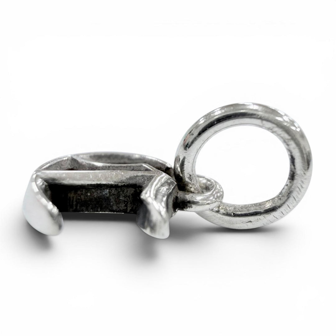 Excellent CHROME HEARTS Pendant top STACK ALPHABET Silver 925 mens