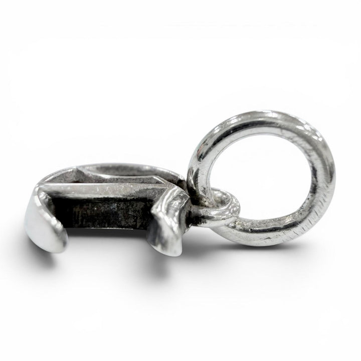 Excellent CHROME HEARTS Pendant top STACK ALPHABET Silver 925 mens