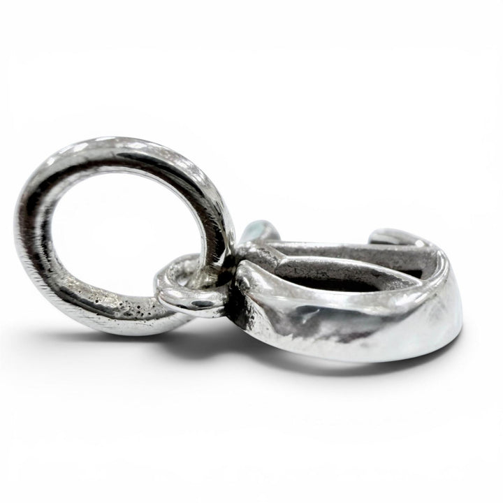Excellent CHROME HEARTS Pendant top STACK ALPHABET Silver 925 mens