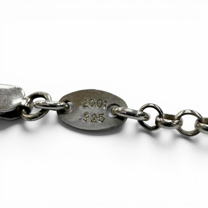 Great CHROME HEARTS Necklace Roll Chain Silver 925 mens