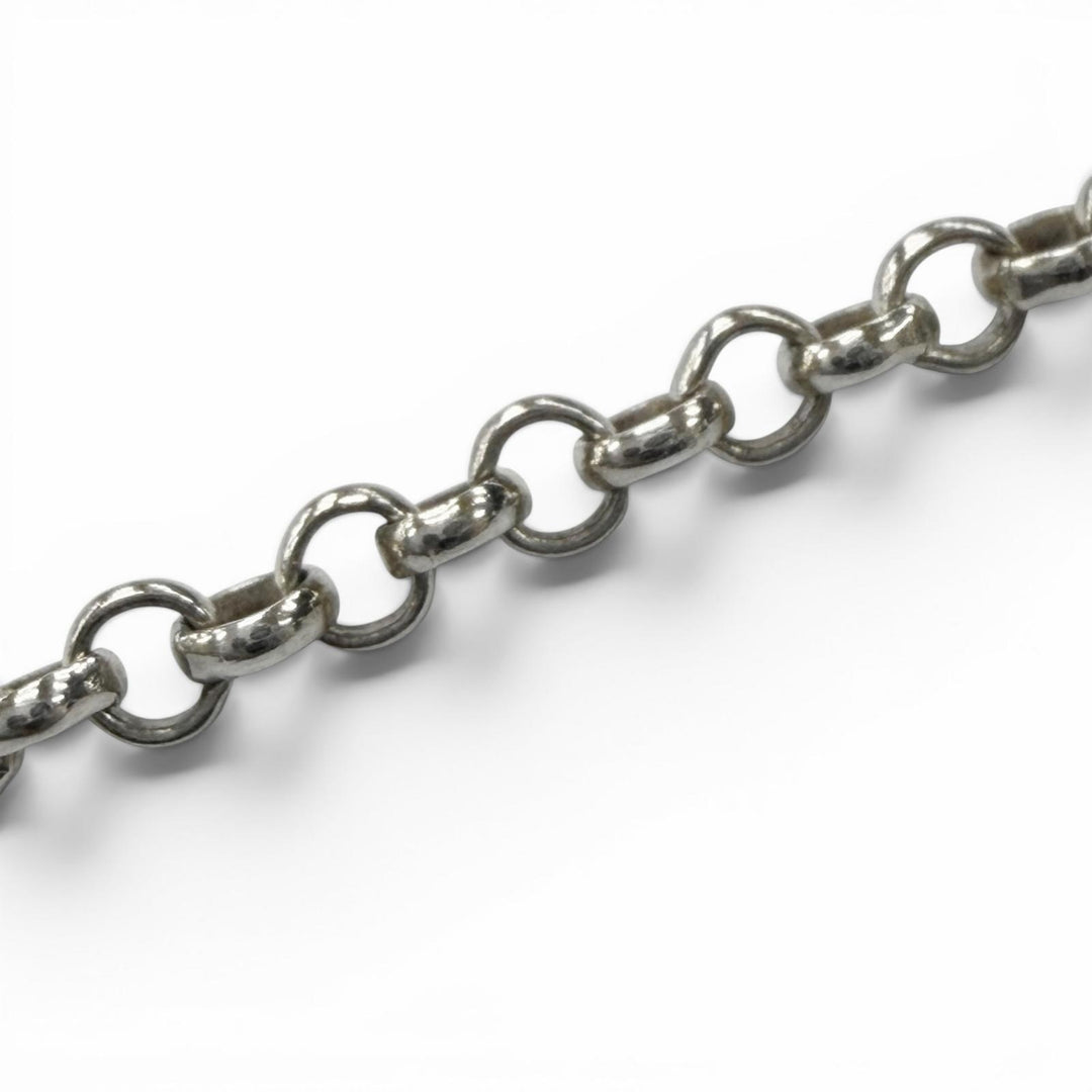 Great CHROME HEARTS Necklace Roll Chain Silver 925 mens