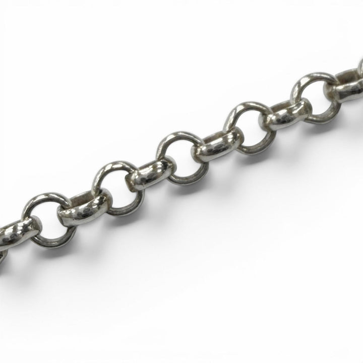 Great CHROME HEARTS Necklace Roll Chain Silver 925 mens