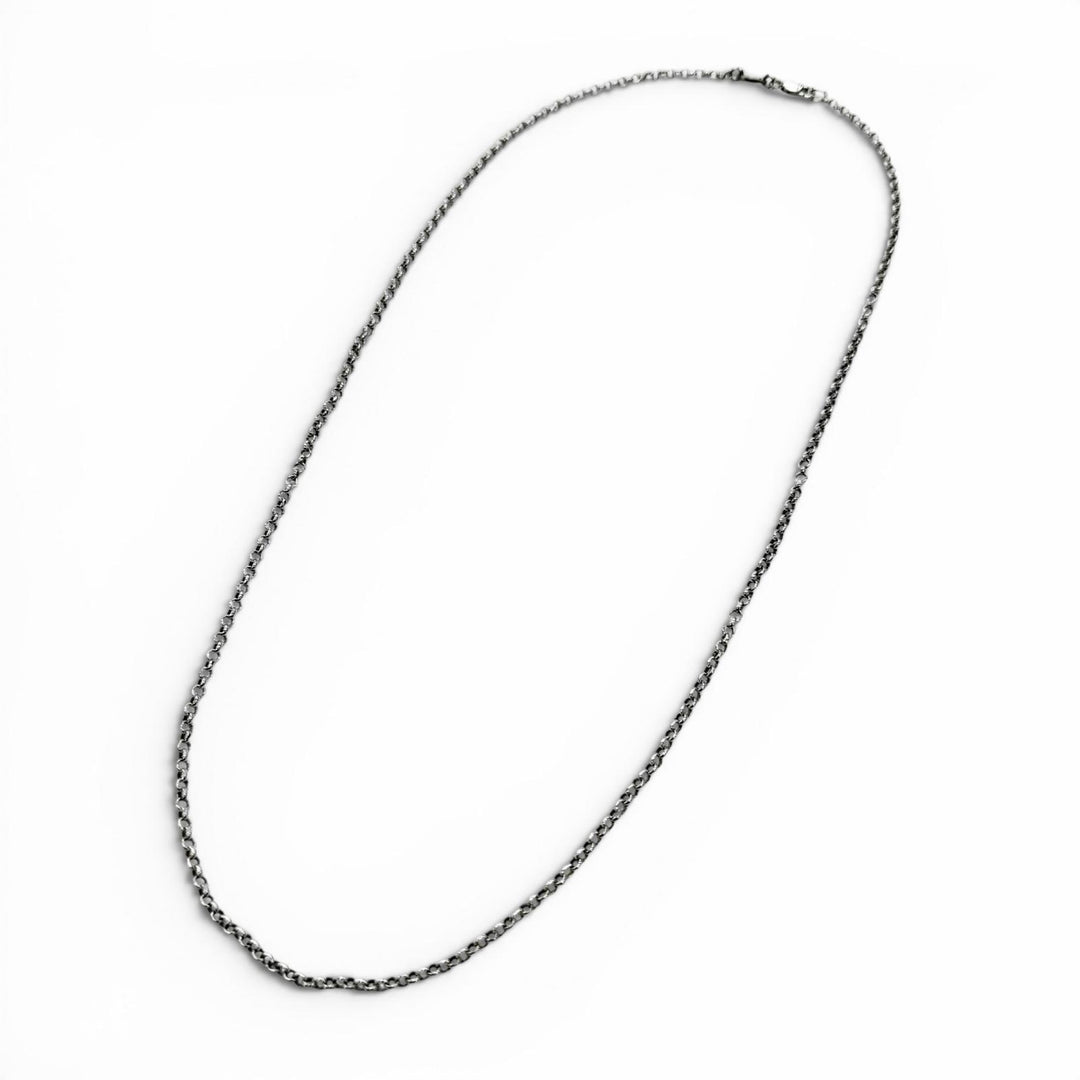 Great CHROME HEARTS Necklace Roll Chain Silver 925 mens