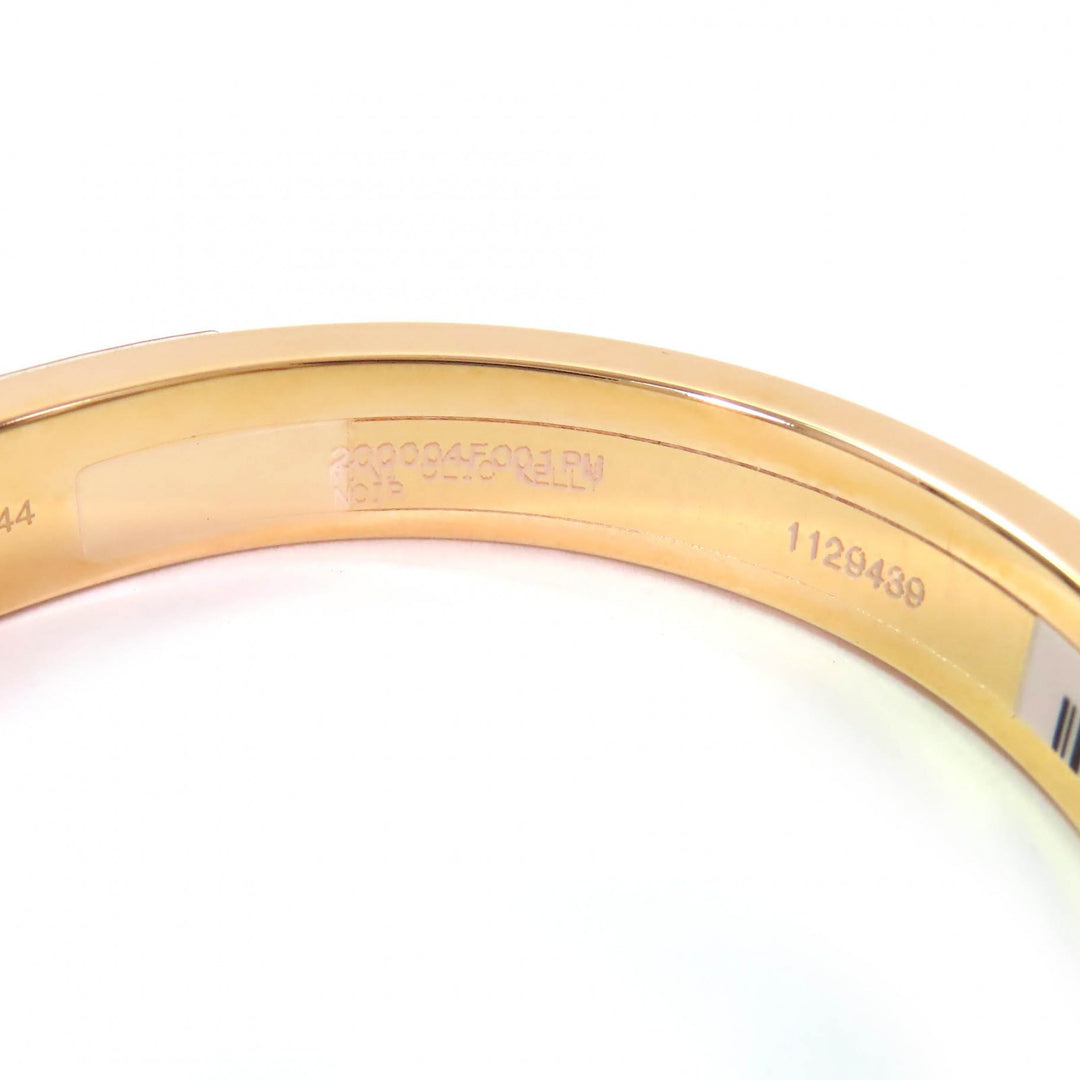 Pristine HERMES Bangle Mini Click Kelly bracelet Gold black Gold Plated Women