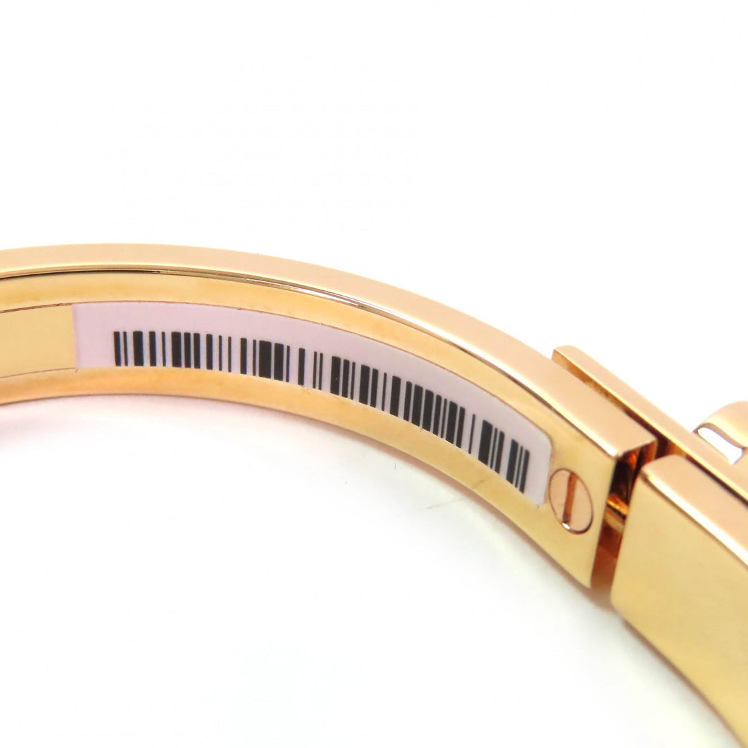 Pristine HERMES Bangle Mini Click Kelly bracelet Gold black Gold Plated Women