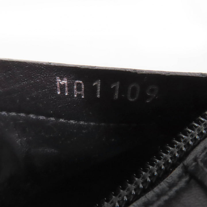 Great LOUIS VUITTON Ankle boots Monogram Belt Design Leather black leather Women