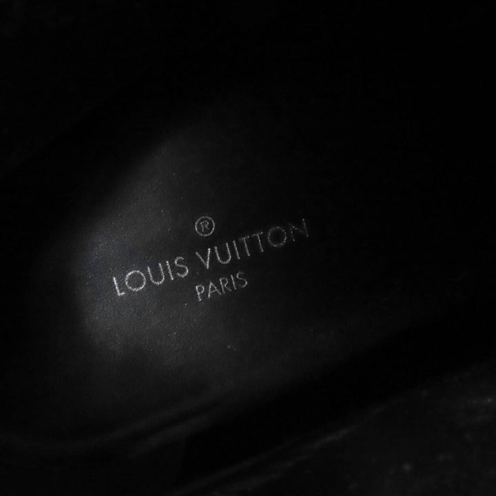 Great LOUIS VUITTON Ankle boots Monogram Belt Design Leather black leather Women
