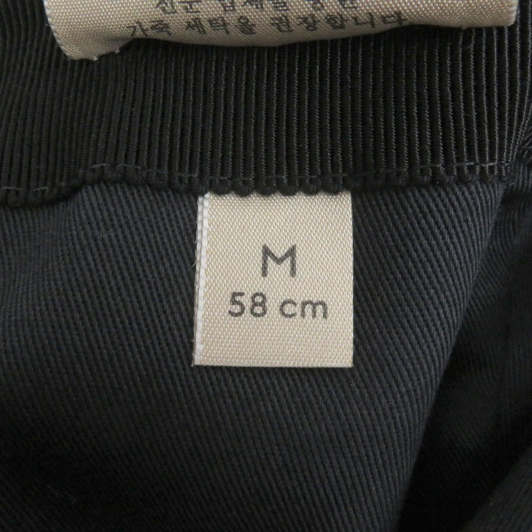 Excellent GUCCI cap GG Canvas Logo Patch Baseball black polyester mens 576253