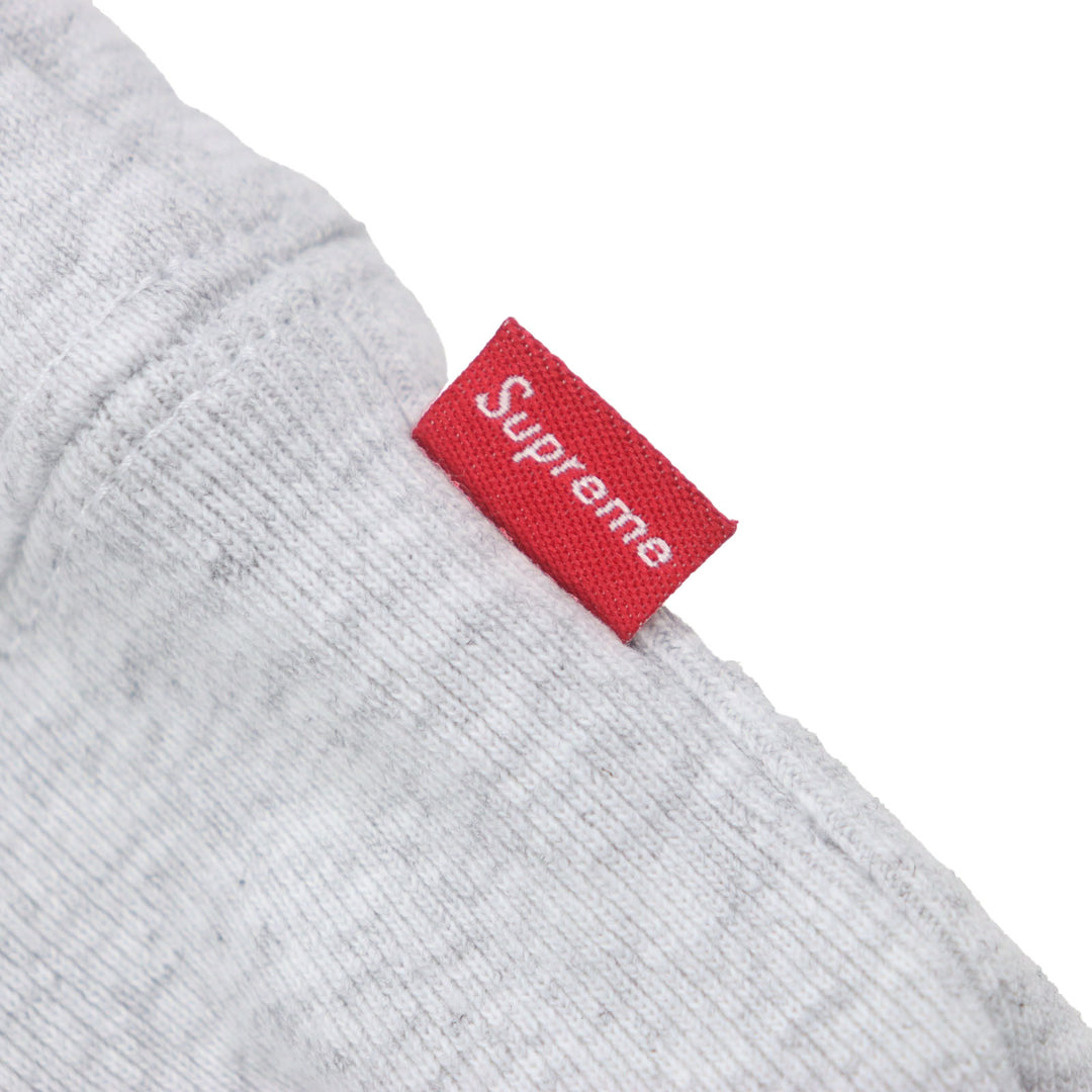 Excellent Supreme hoodie On God Hooded Sweatshist gray cotton mens M