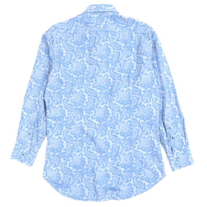 Great ETRO Long sleeve shirt blue cotton mens 39