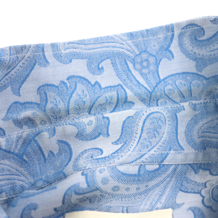 Great ETRO Long sleeve shirt blue cotton mens 39