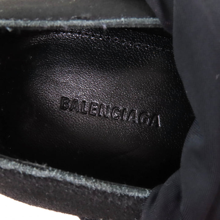 Excellent BALENCIAGA×adidas short boots Black White Women 35