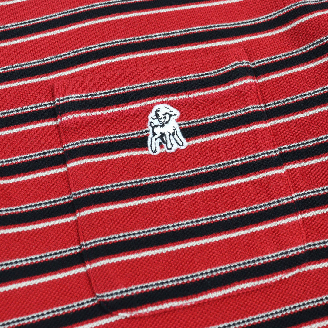 Pristine UNDERCOVER polo shirt Logo embroidery,pique fabric, big polo 4 US1C4802