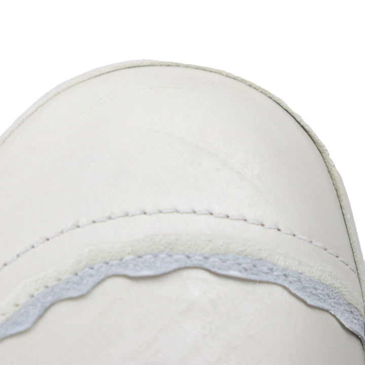 Excellent LOEWE sneakers Deconstructed White light blue leather mens 40 592301