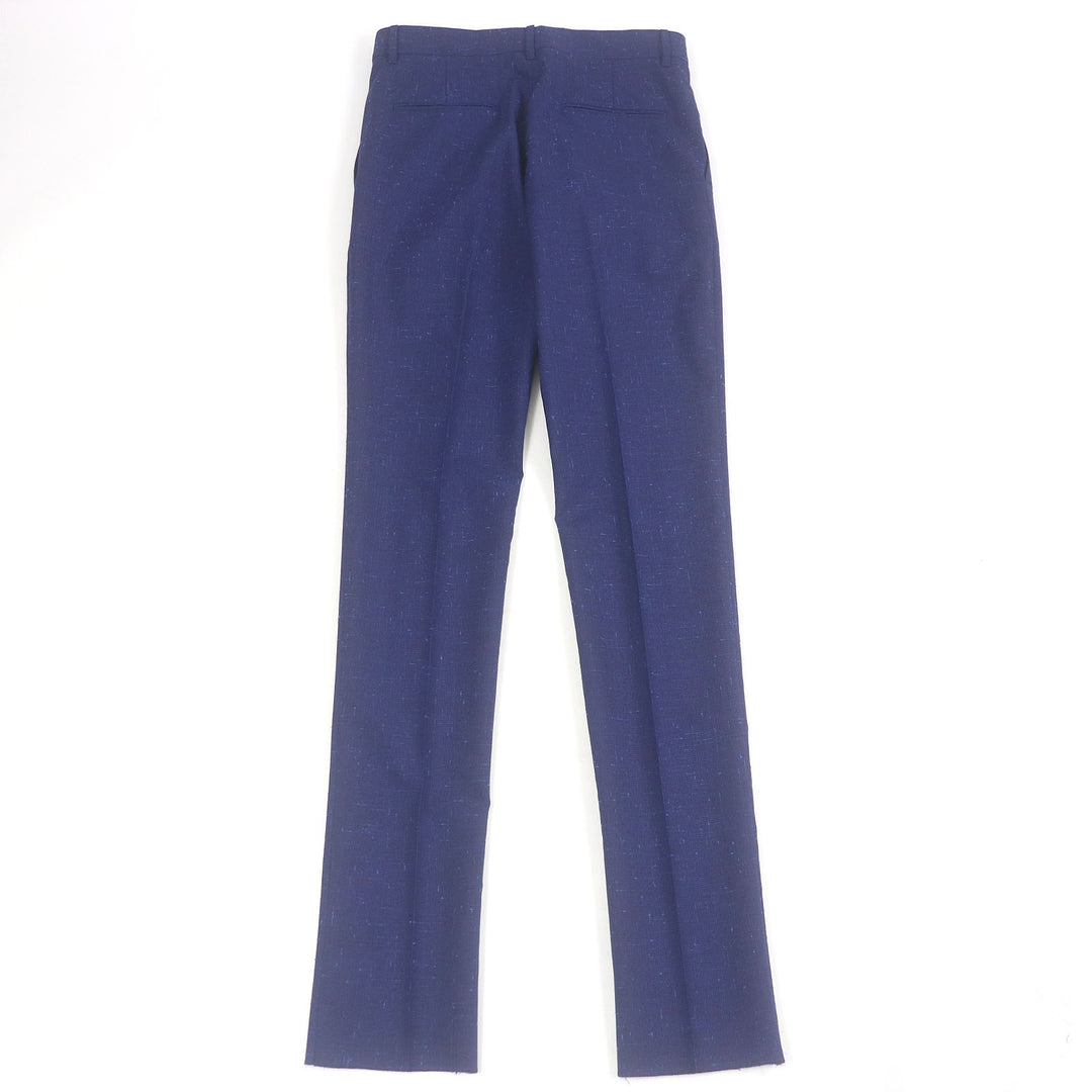 Pristine LOUIS VUITTON Pants Single Slacks Trousers Navy wool mens 36