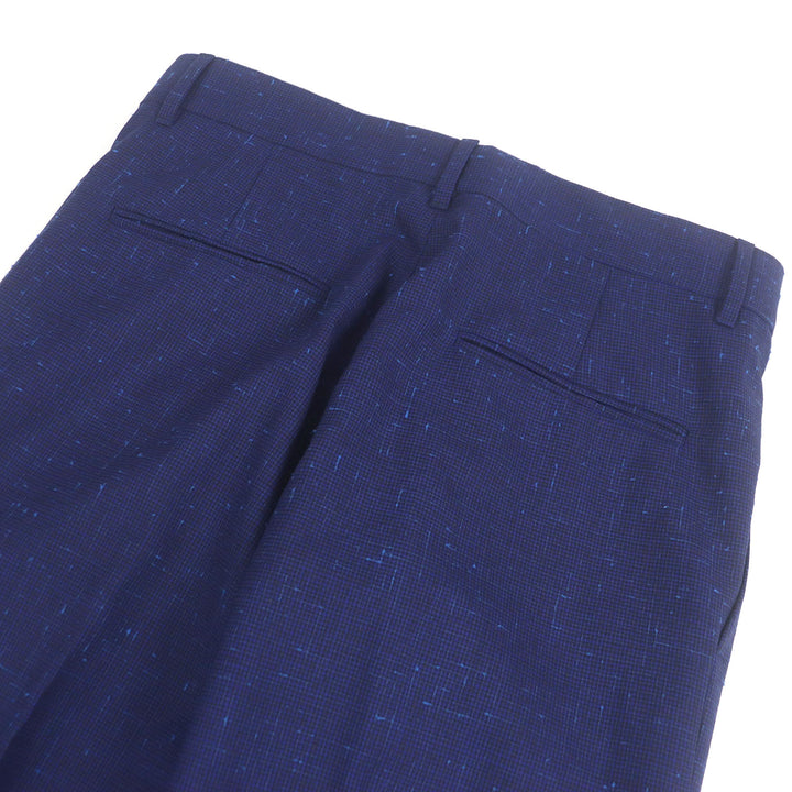 Pristine LOUIS VUITTON Pants Single Slacks Trousers Navy wool mens 36
