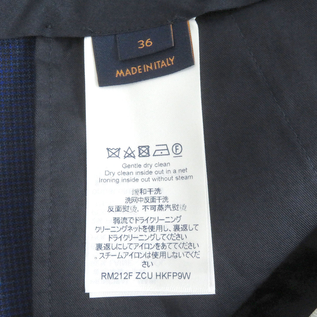Pristine LOUIS VUITTON Pants Single Slacks Trousers Navy wool mens 36