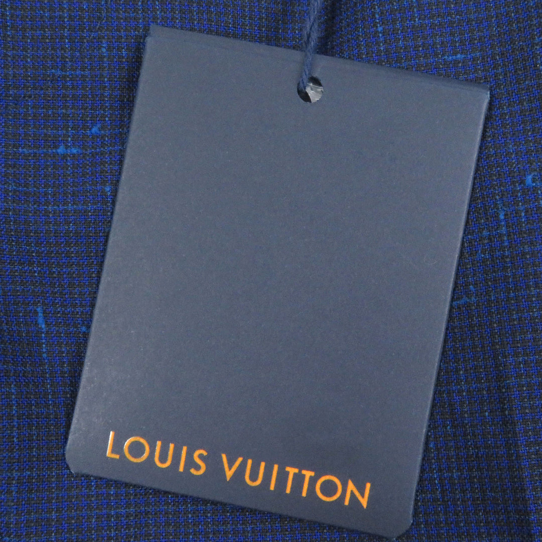 Pristine LOUIS VUITTON Pants Single Slacks Trousers Navy wool mens 36