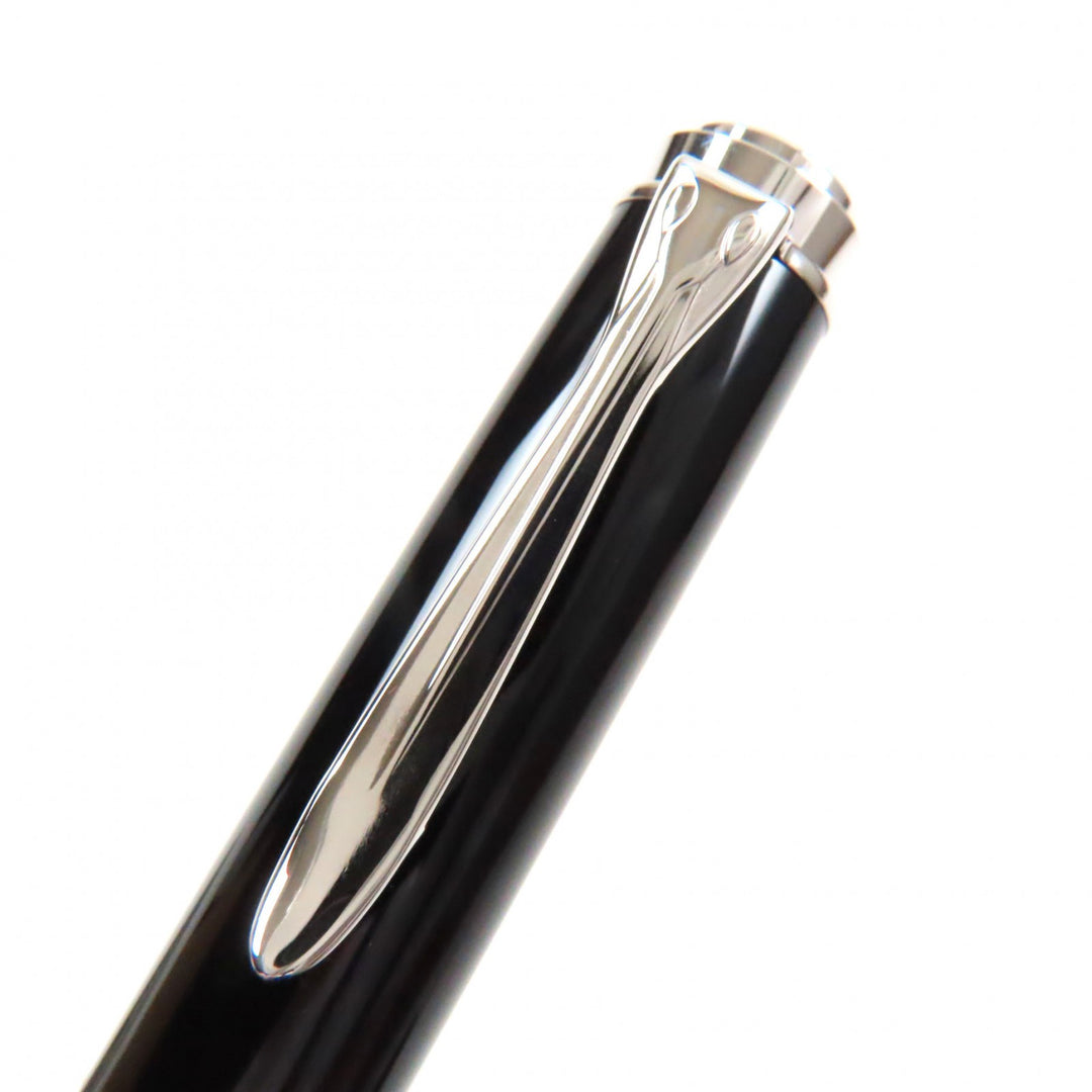 Excellent PERIKAN fountain pen Sovereign Black Silver 14K mens M405